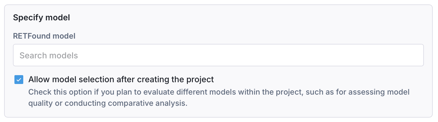 A screenshot of the Bitfount task configuration UI with a templated model slug.